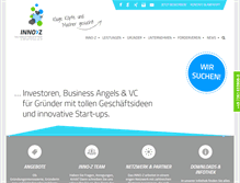 Tablet Screenshot of innovationszentrum-aalen.de